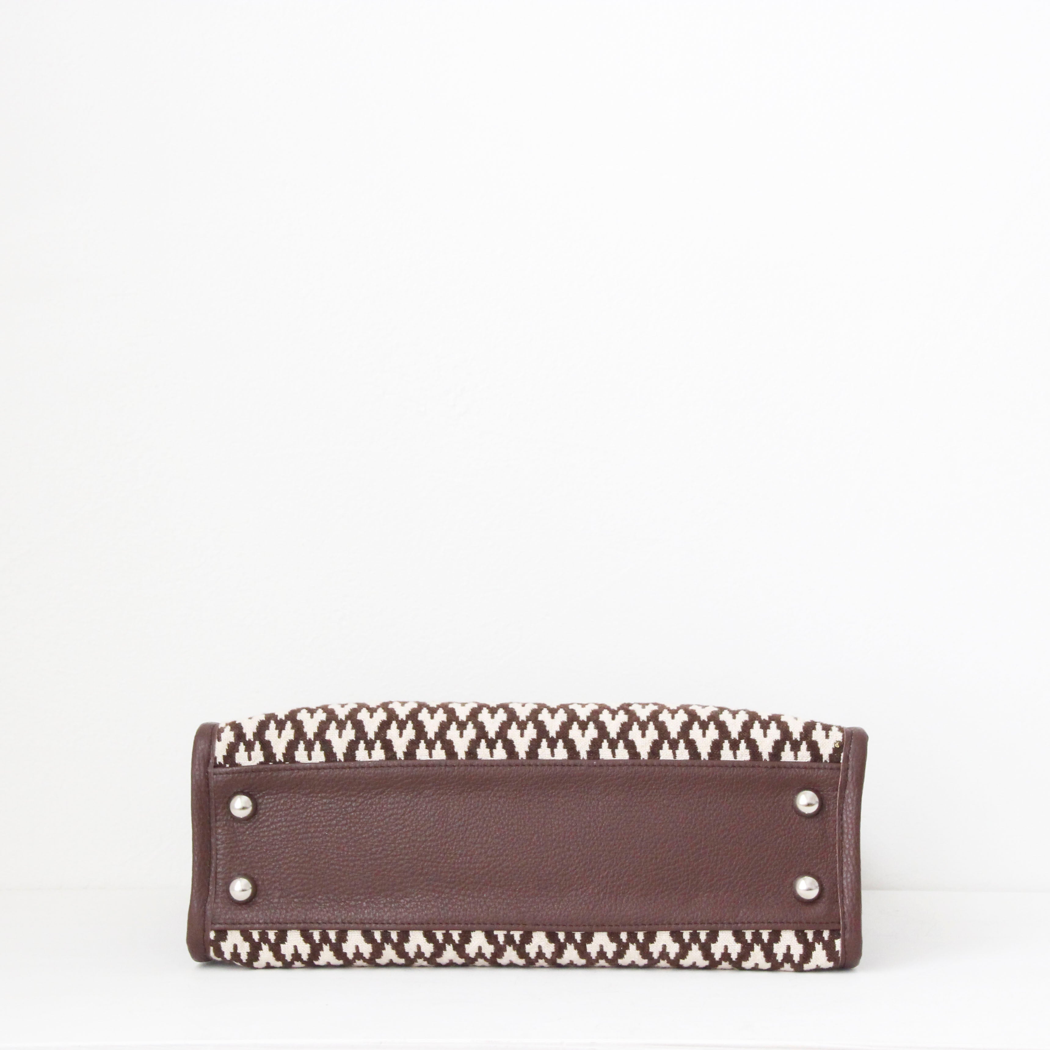 ラファーノ チョコ×ナチュラル×ミルクチョコ SXL / バーティカルトート ワイドM