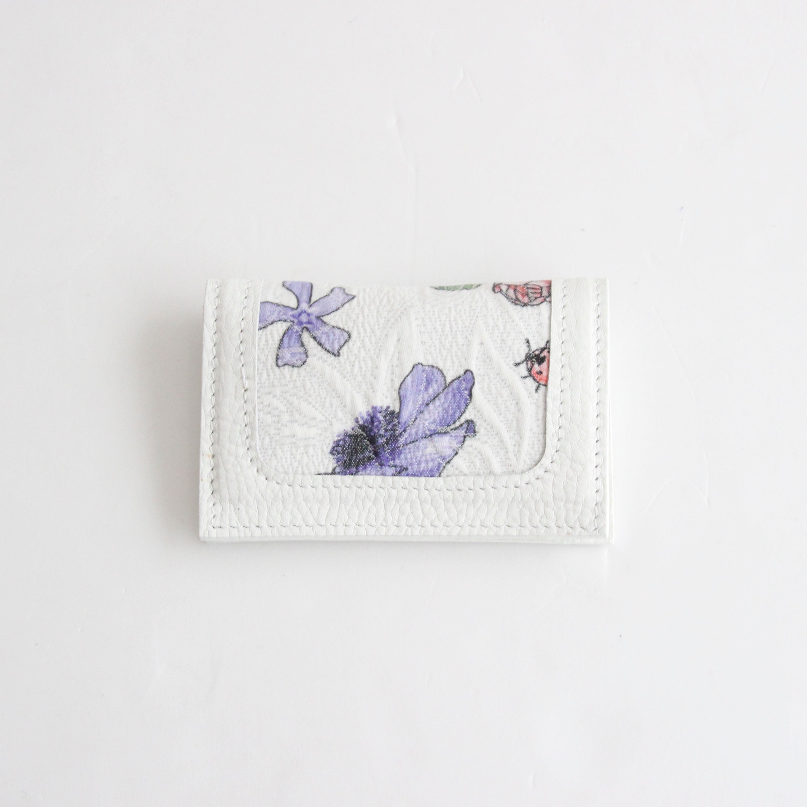 グッチフラワー×ピュアホワイト／名刺ケース