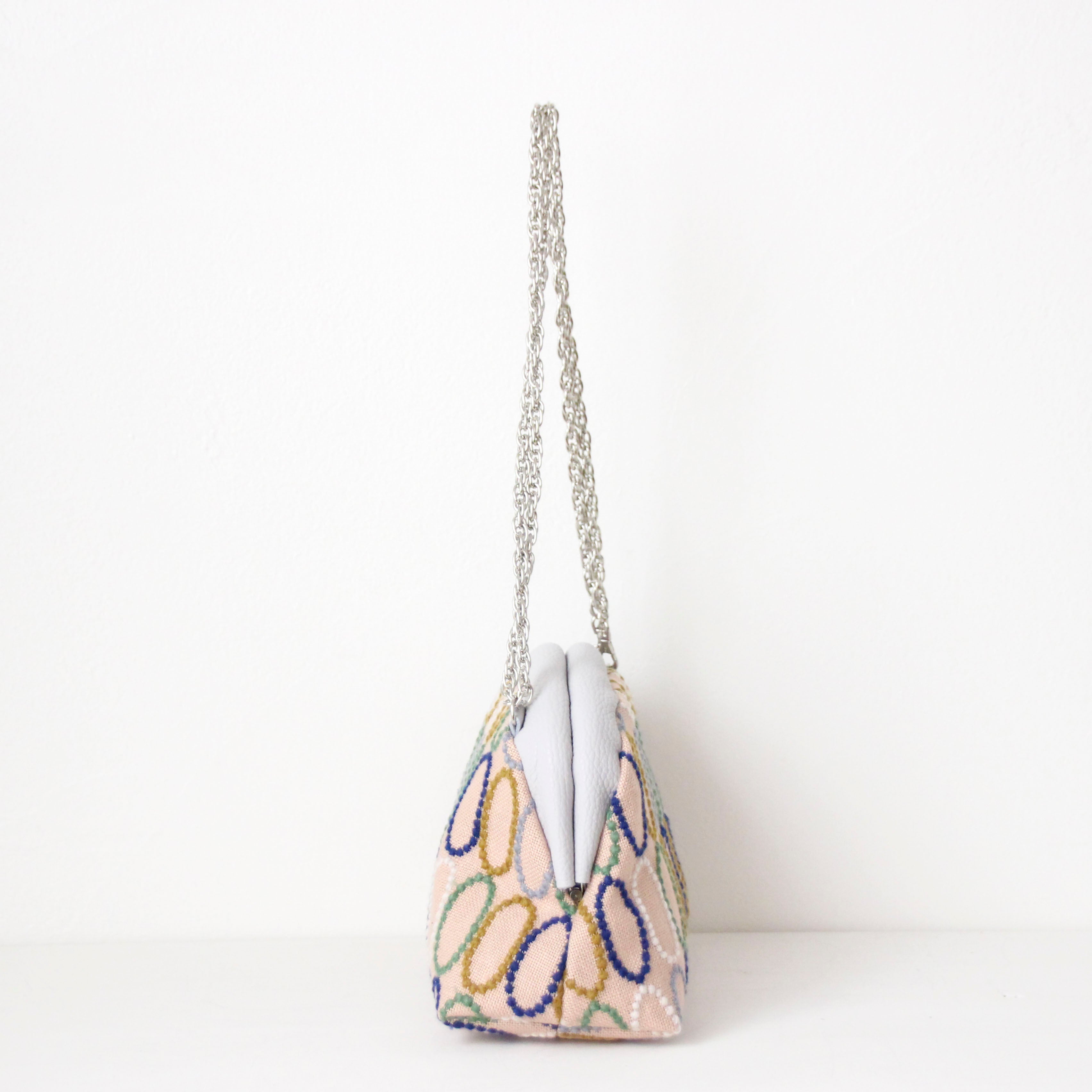 mina's オーバルピンク SXL / 口金ショルダーポーチM