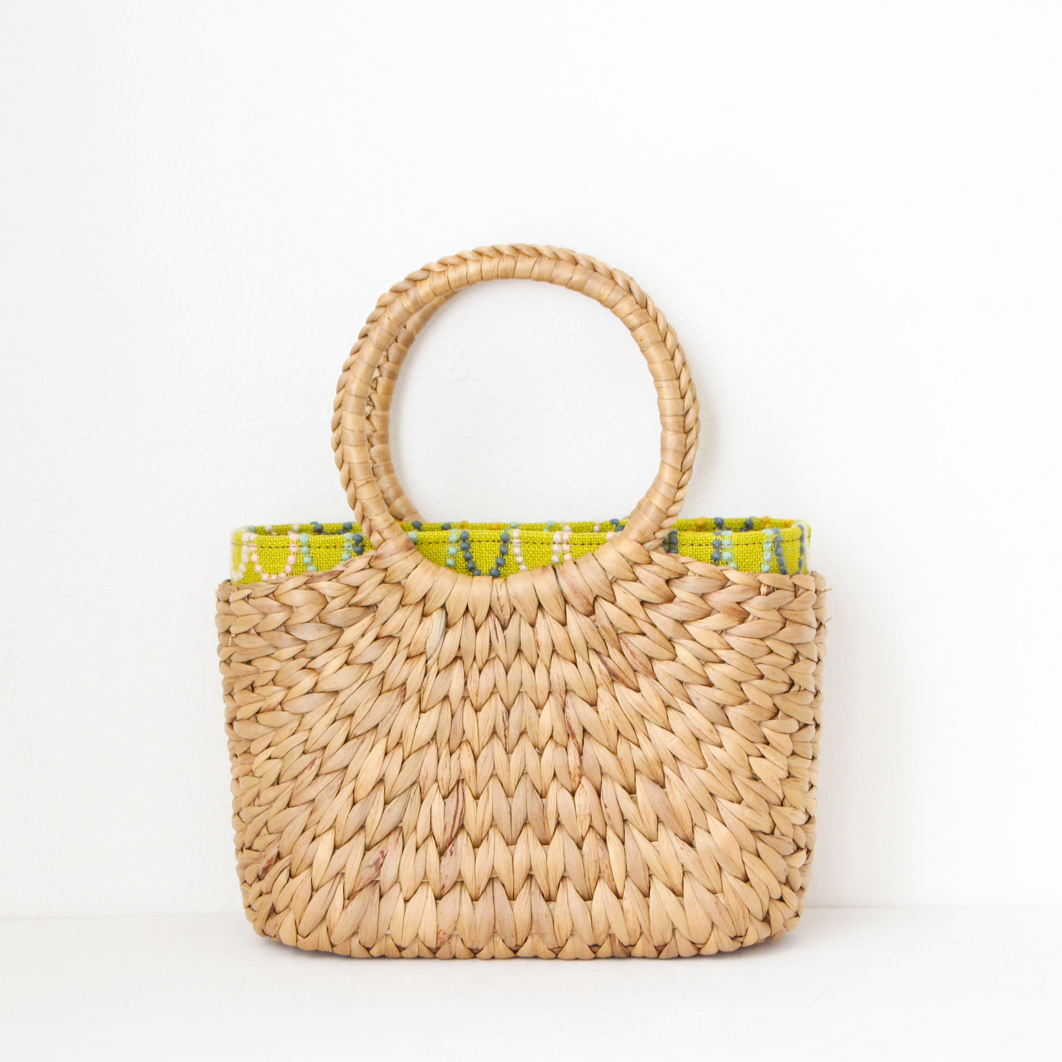 mina's オーバルマスタード SXL / インナーバッグ / かごバッグ Sサイズ用