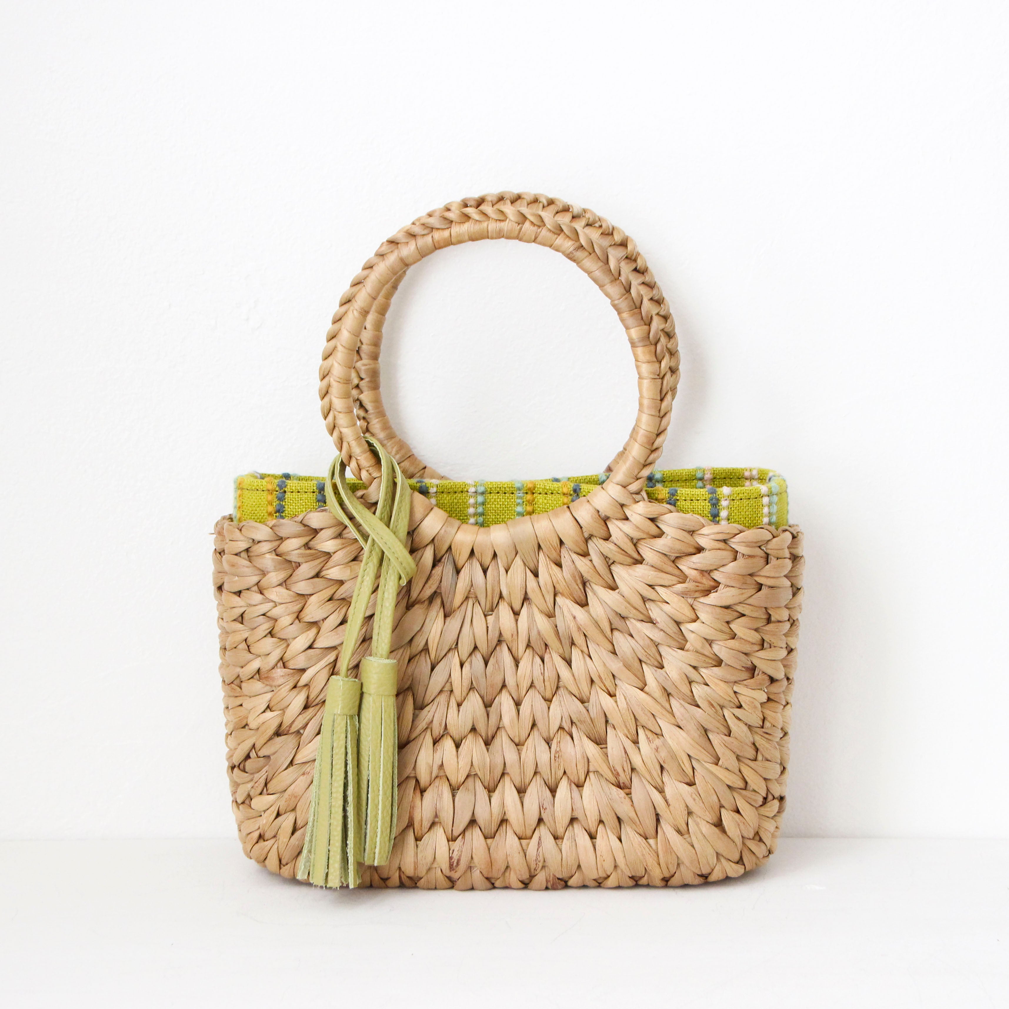 mina's オーバルマスタード SXL / インナーバッグ / かごバッグ Sサイズ用