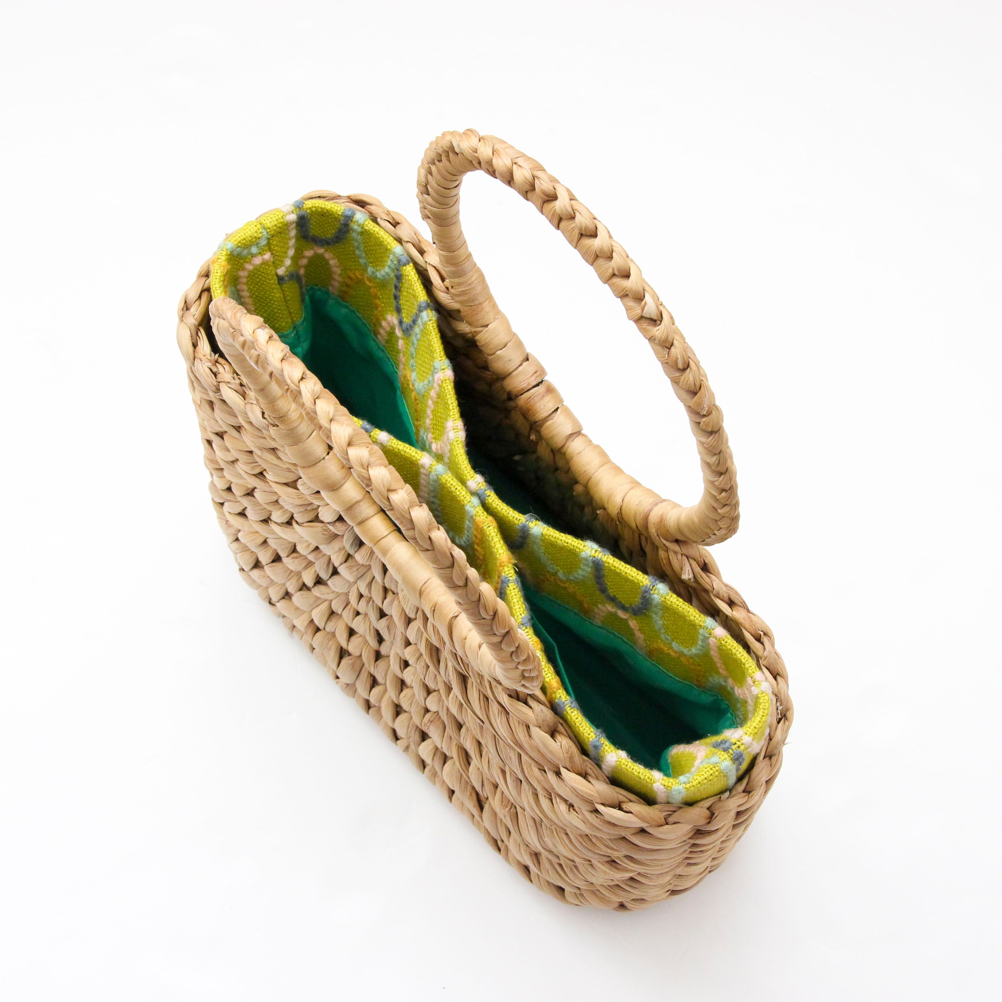 mina's オーバルマスタード SXL / インナーバッグ / かごバッグ Sサイズ用