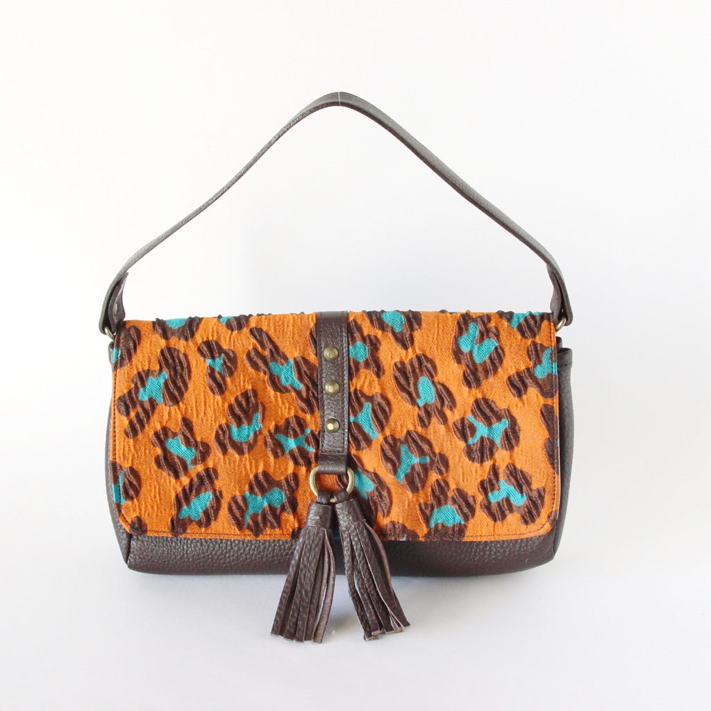 オレンジレオパード / 3wayバッグ Sサイズ
