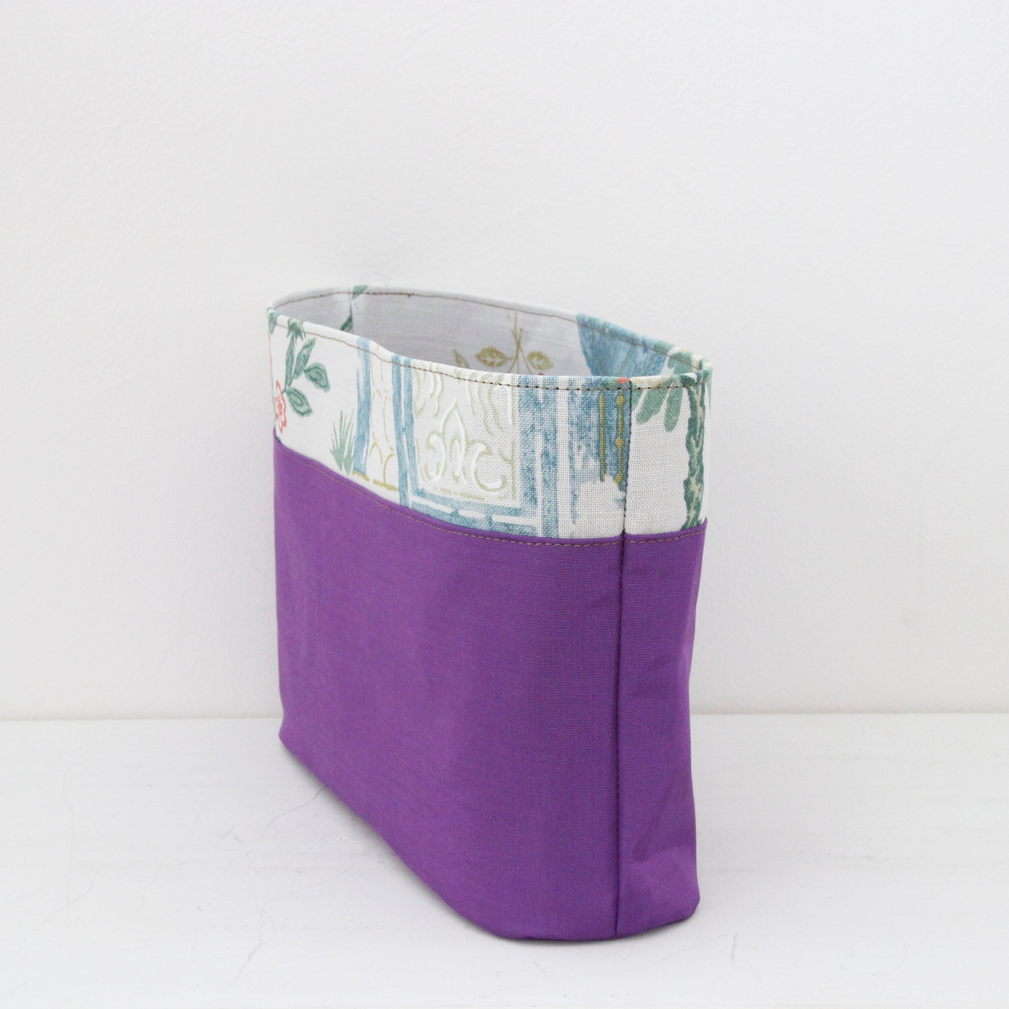 インディアンガーデンホワイト/ インナーバッグ /かごバッグ Mサイズ用 / XL