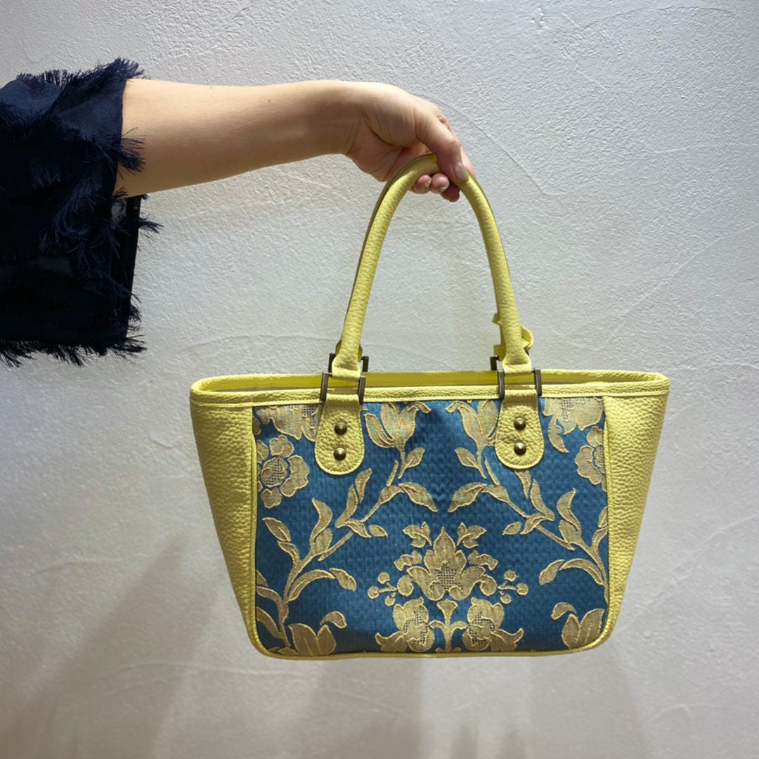 ブルーXイエローダマスク /  トートバッグS