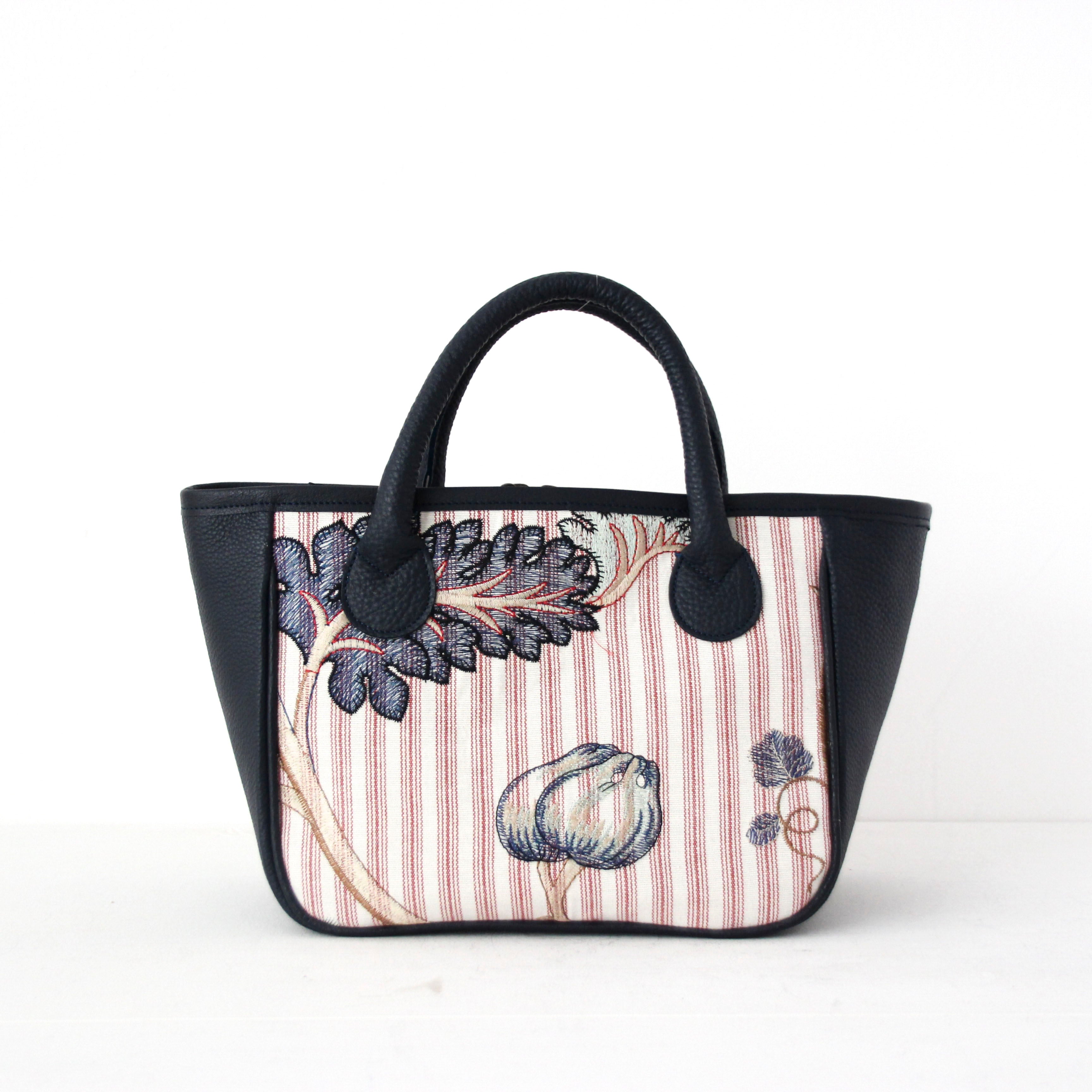 ボタニカルレッドストライプ /  トートバッグSS