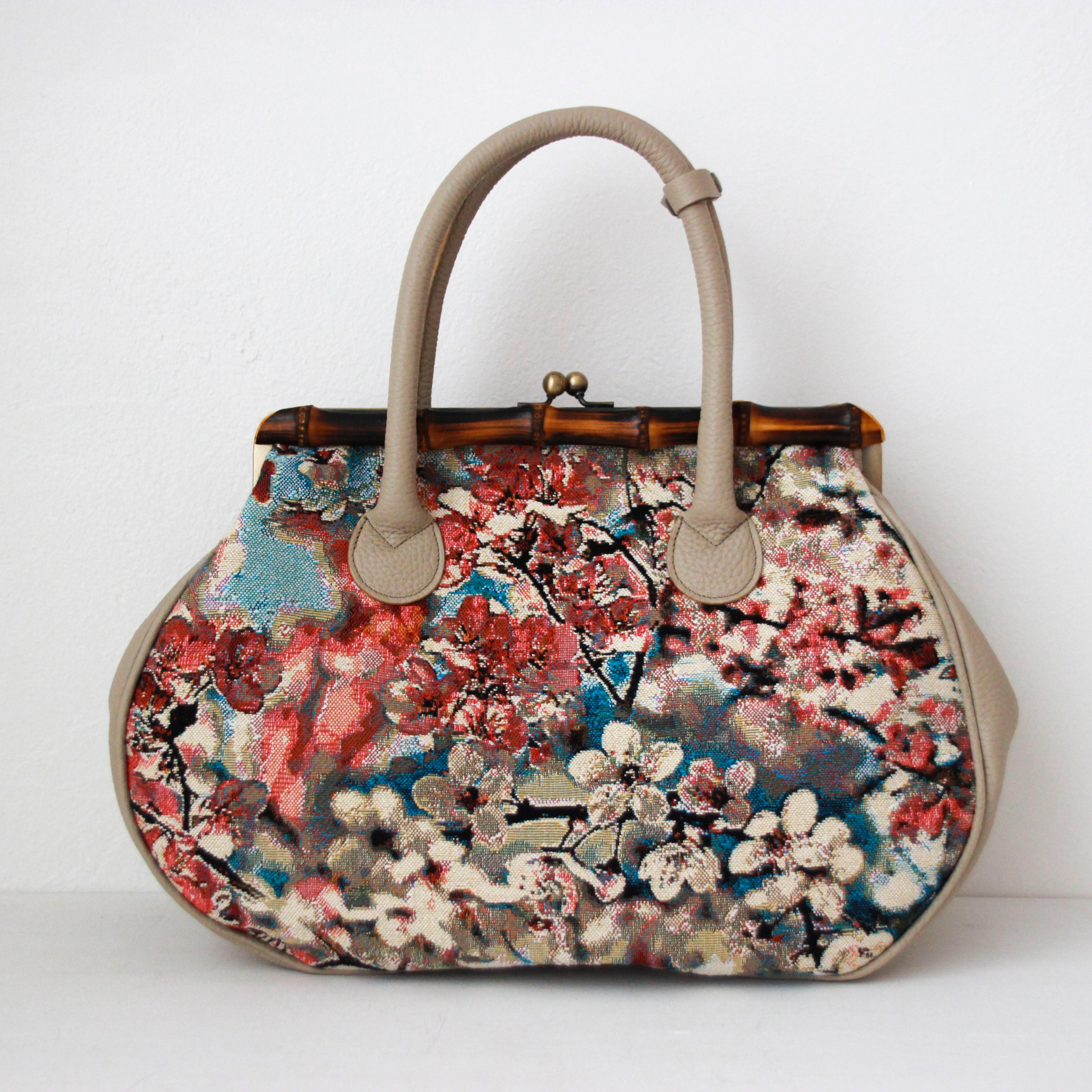 ゴルティエチェリーブロッサム LXL /  バンブーがま口M