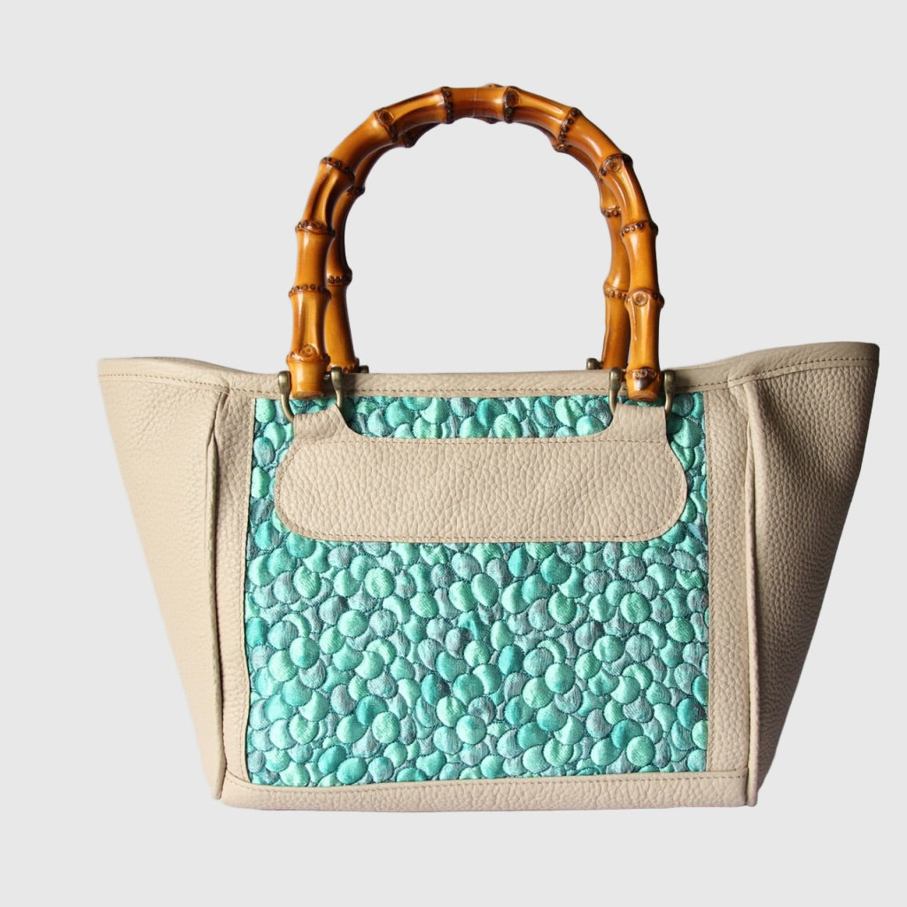 イタリアングリーンバルーン / バンブートートバッグ