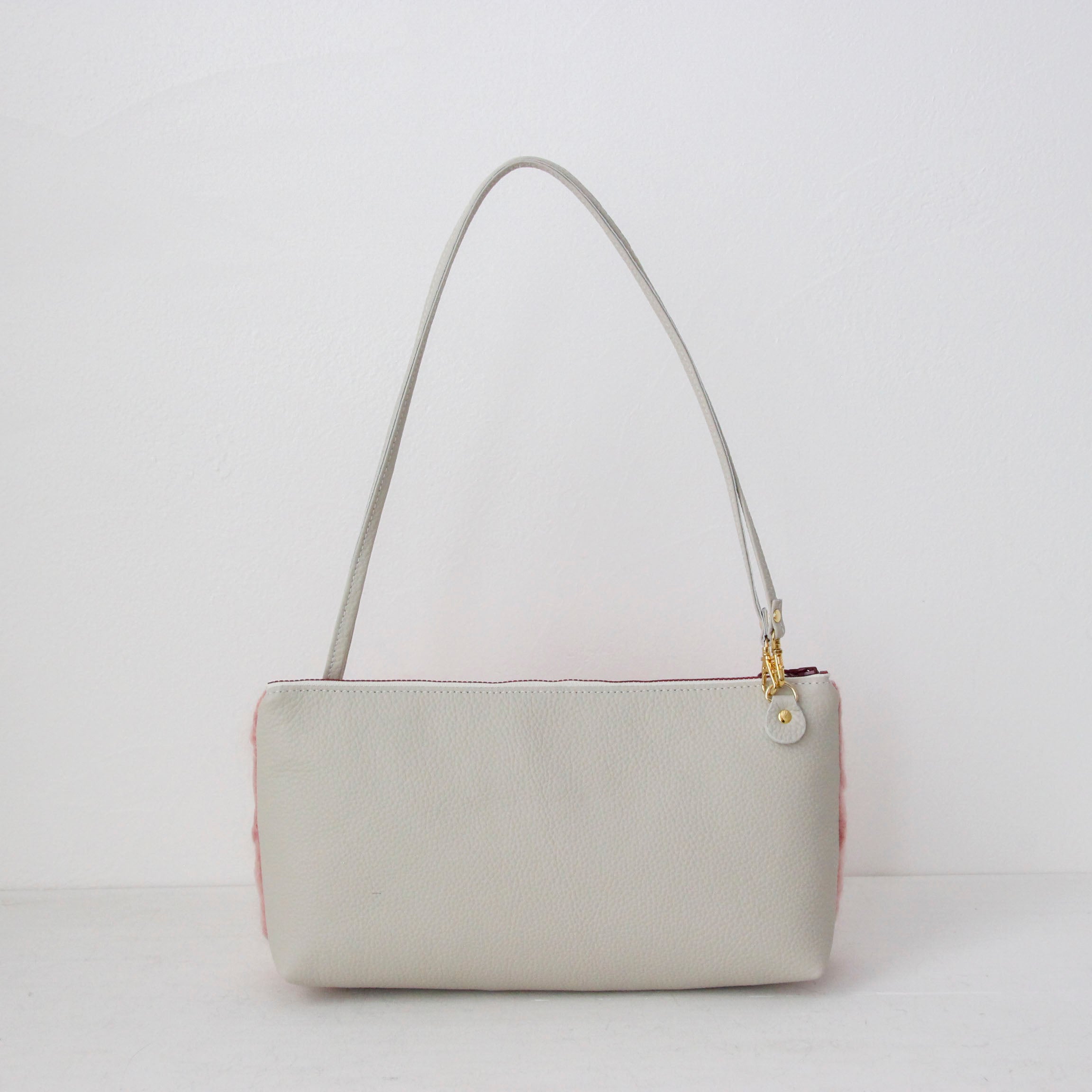 モヘアピンク / フラットポシェット