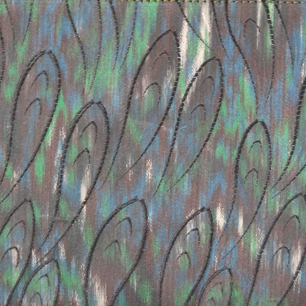 グリーンピーコック / フラットポシェット