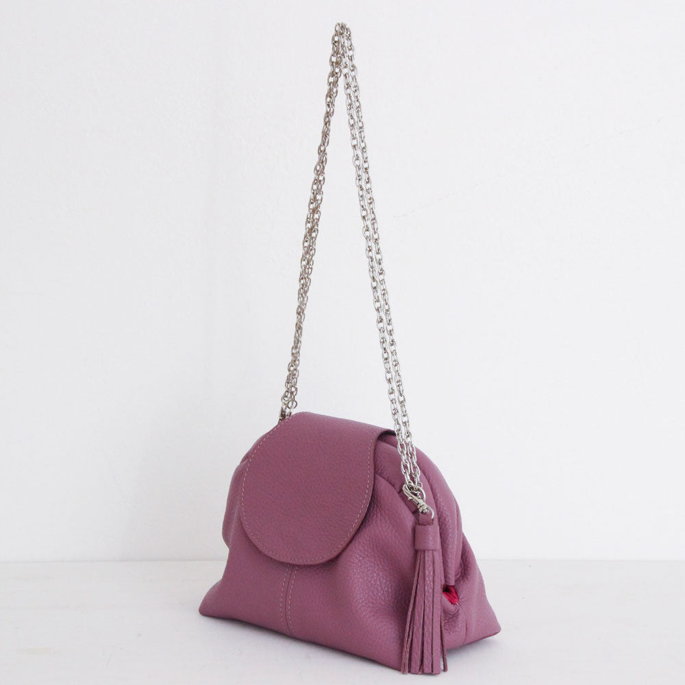 ライラック / 口金レザーポシェットS