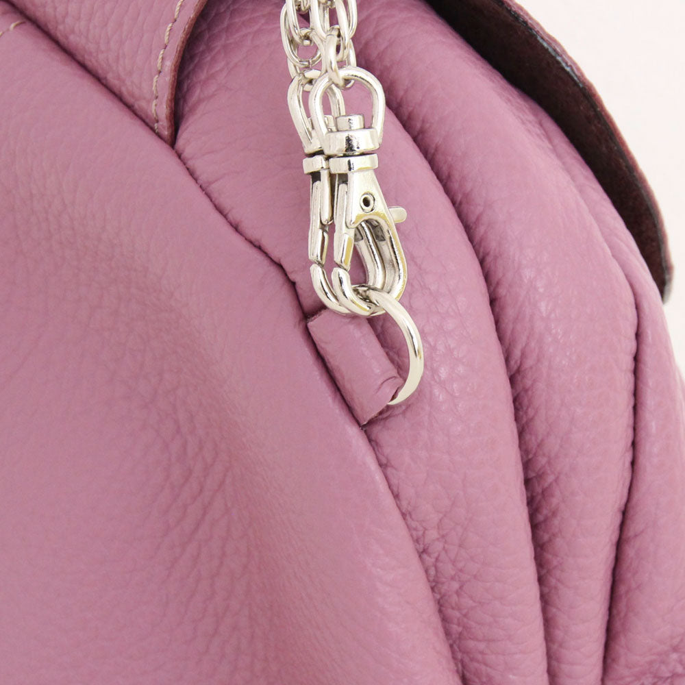 ライラック / 口金レザーポシェットS