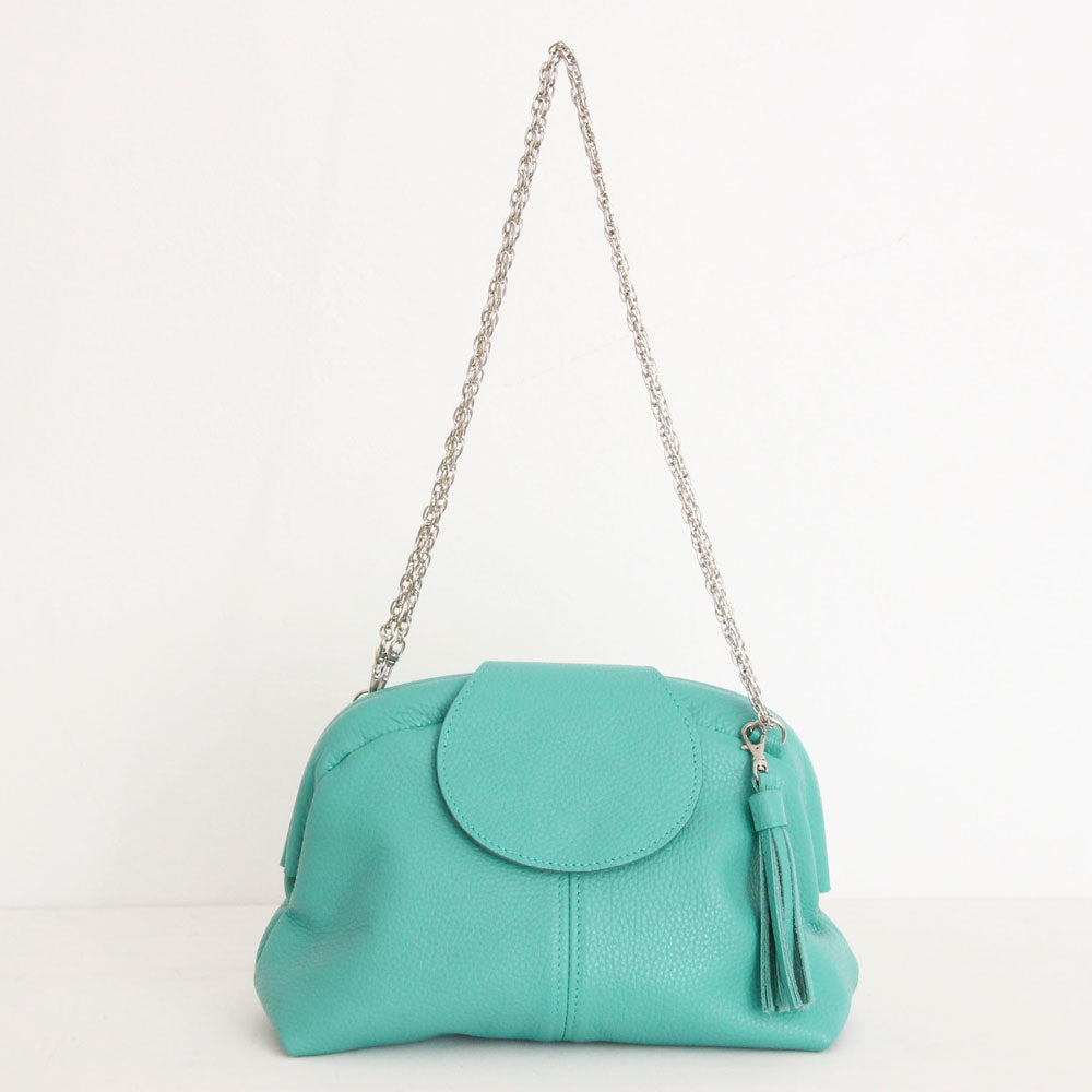 エメラルド  / 口金レザーポシェットM