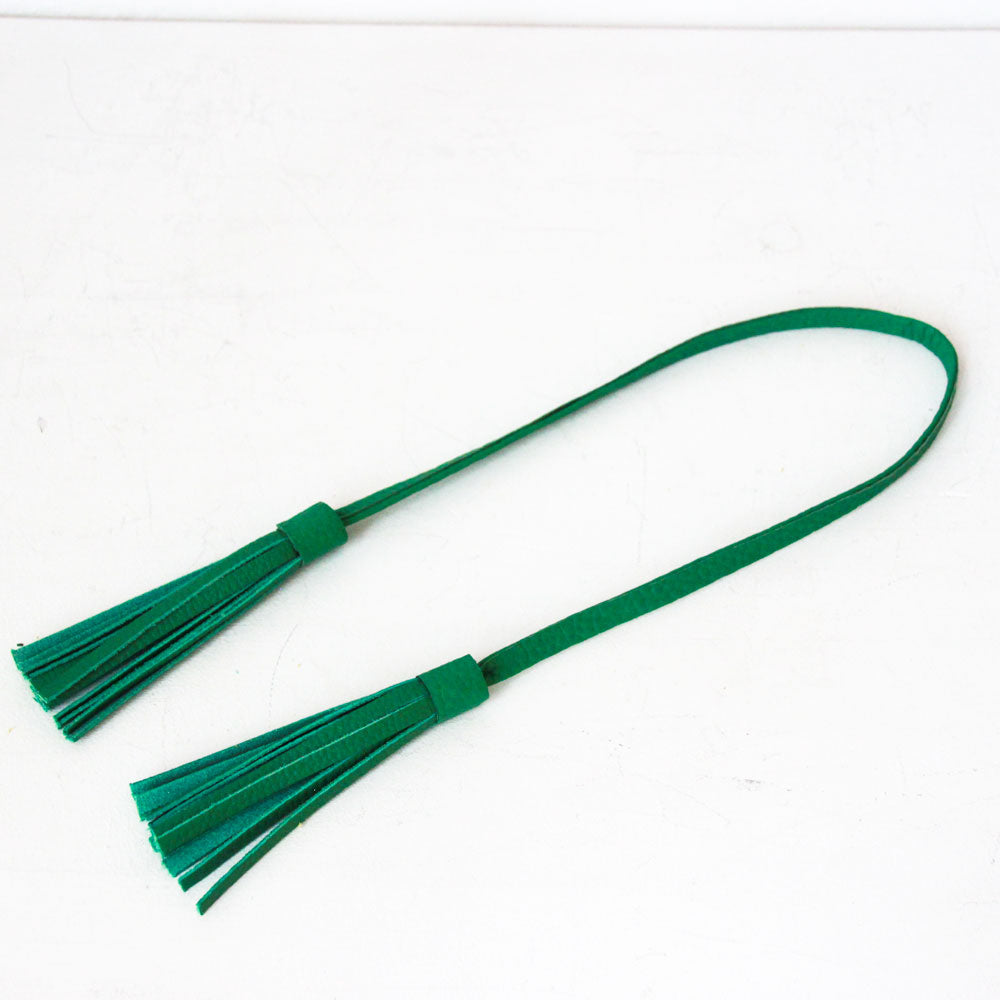 グリーン / レザータッセル