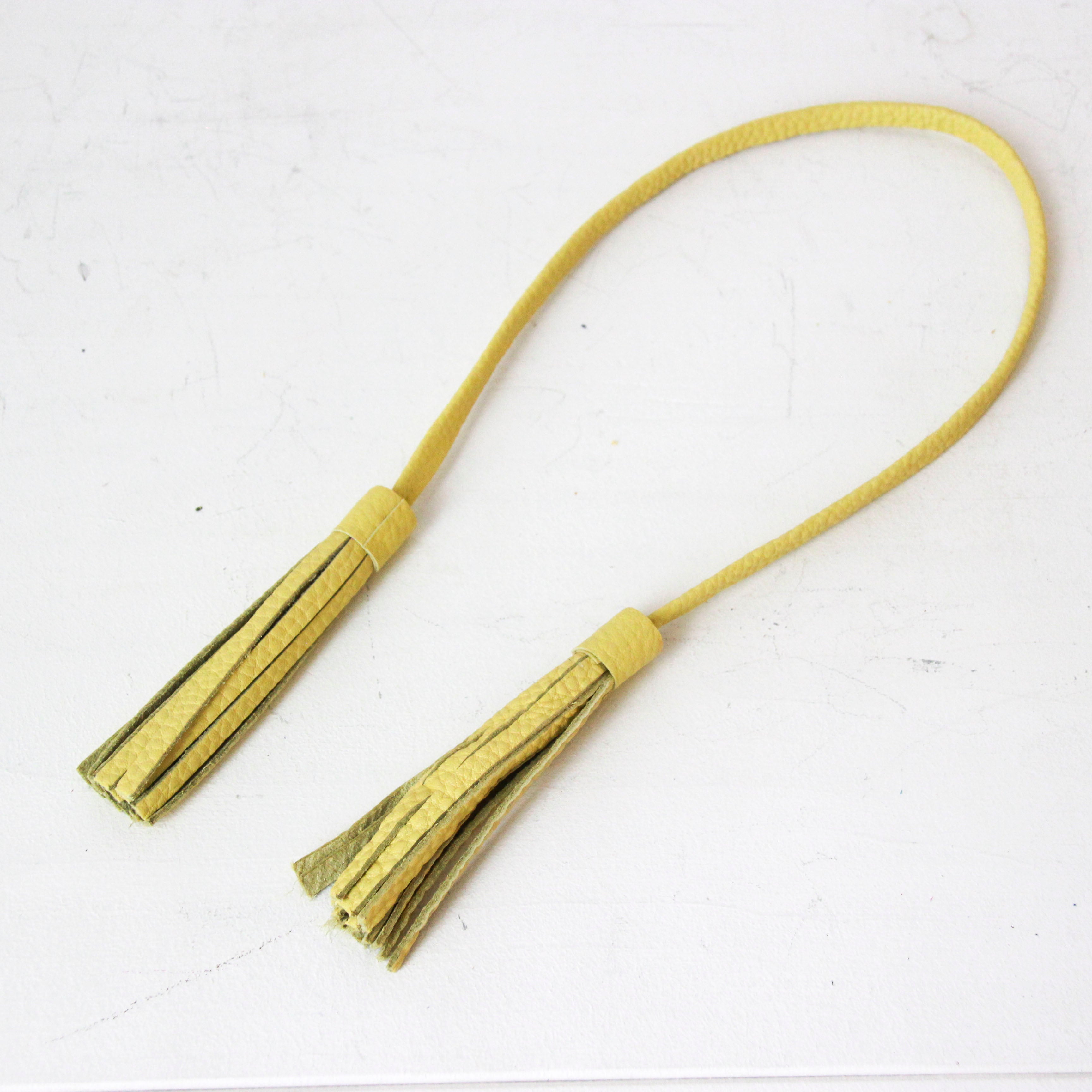 レモンイエロー / レザータッセル