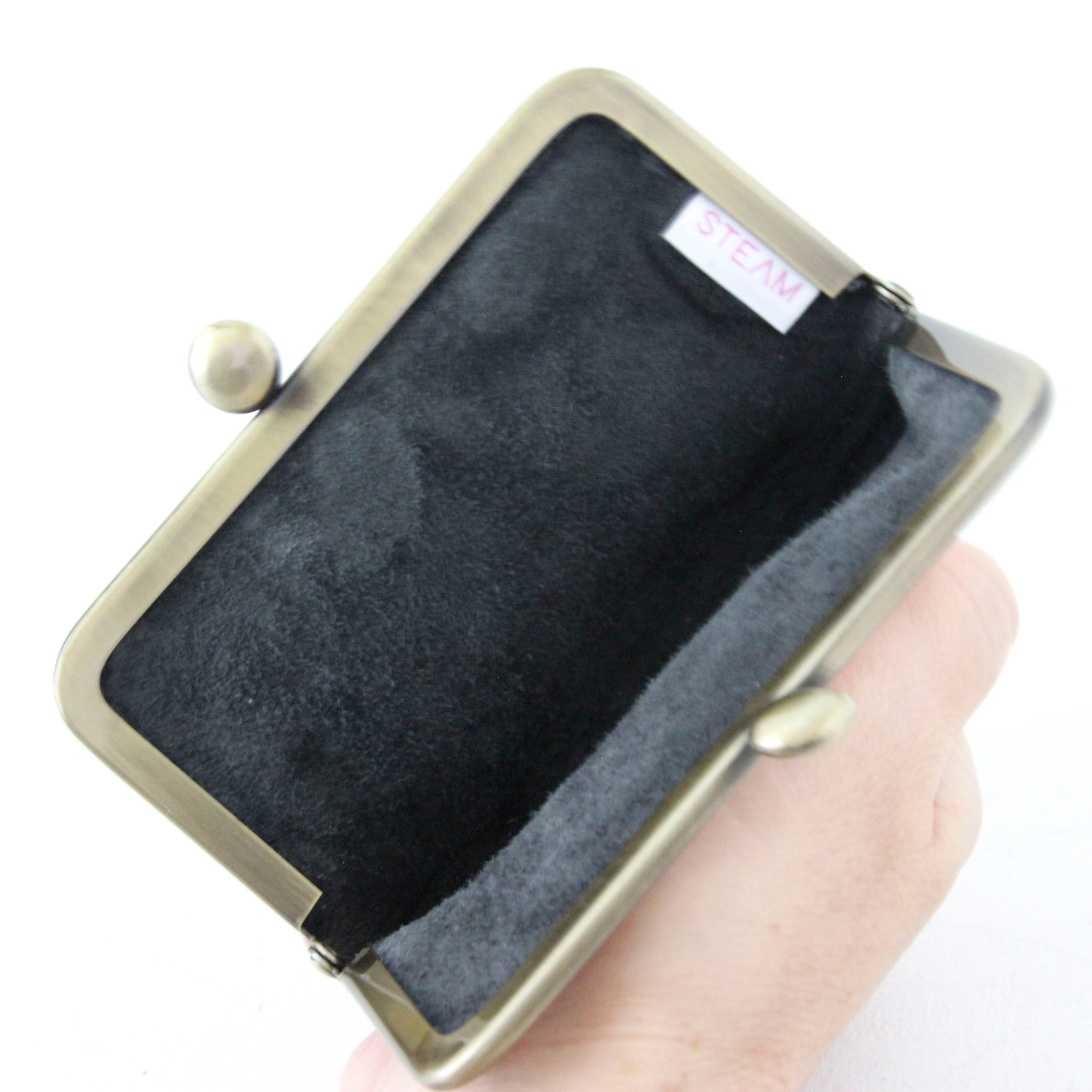 イエローブラックスネイクレザー / カードケース