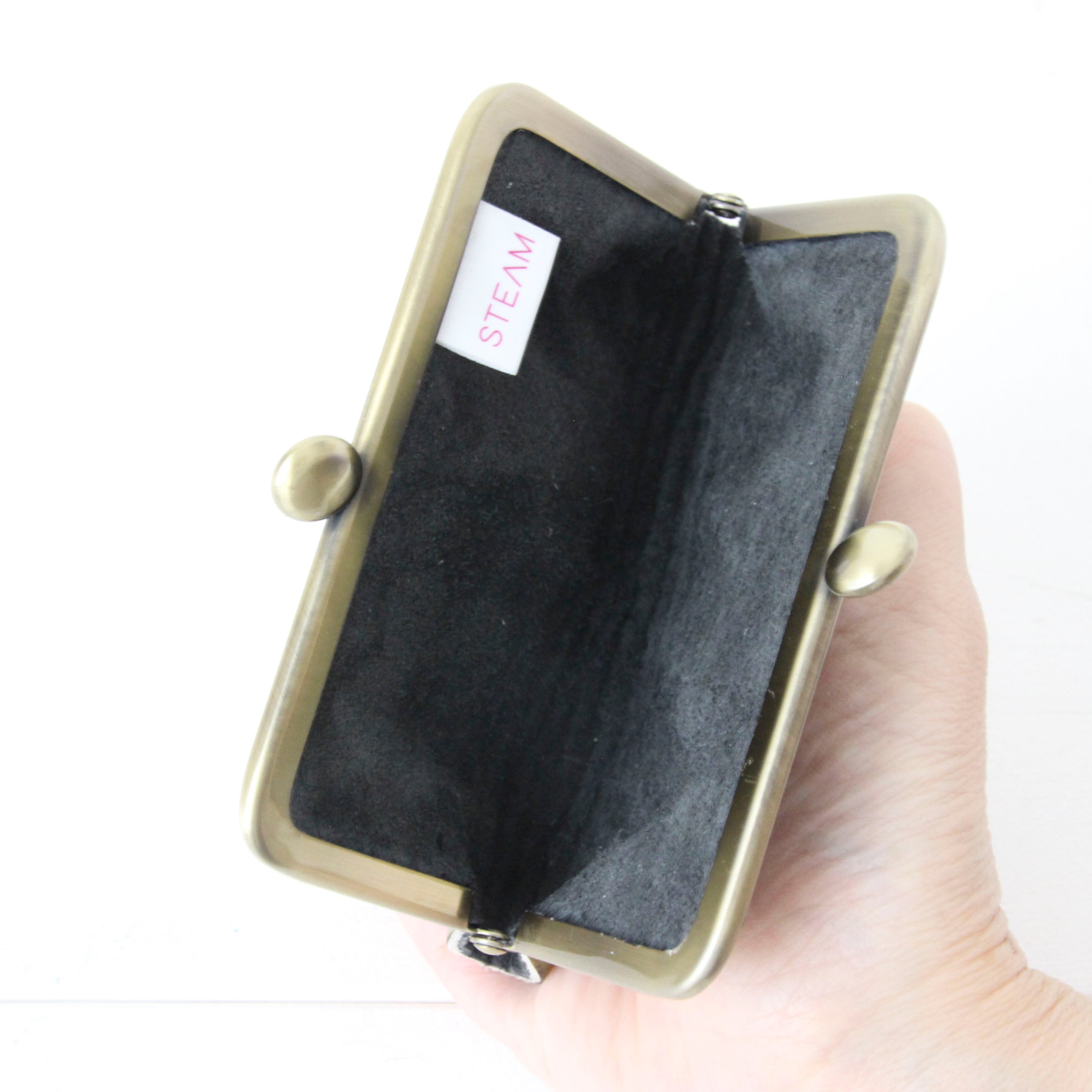 グリーンレパードエナメル / カードケース