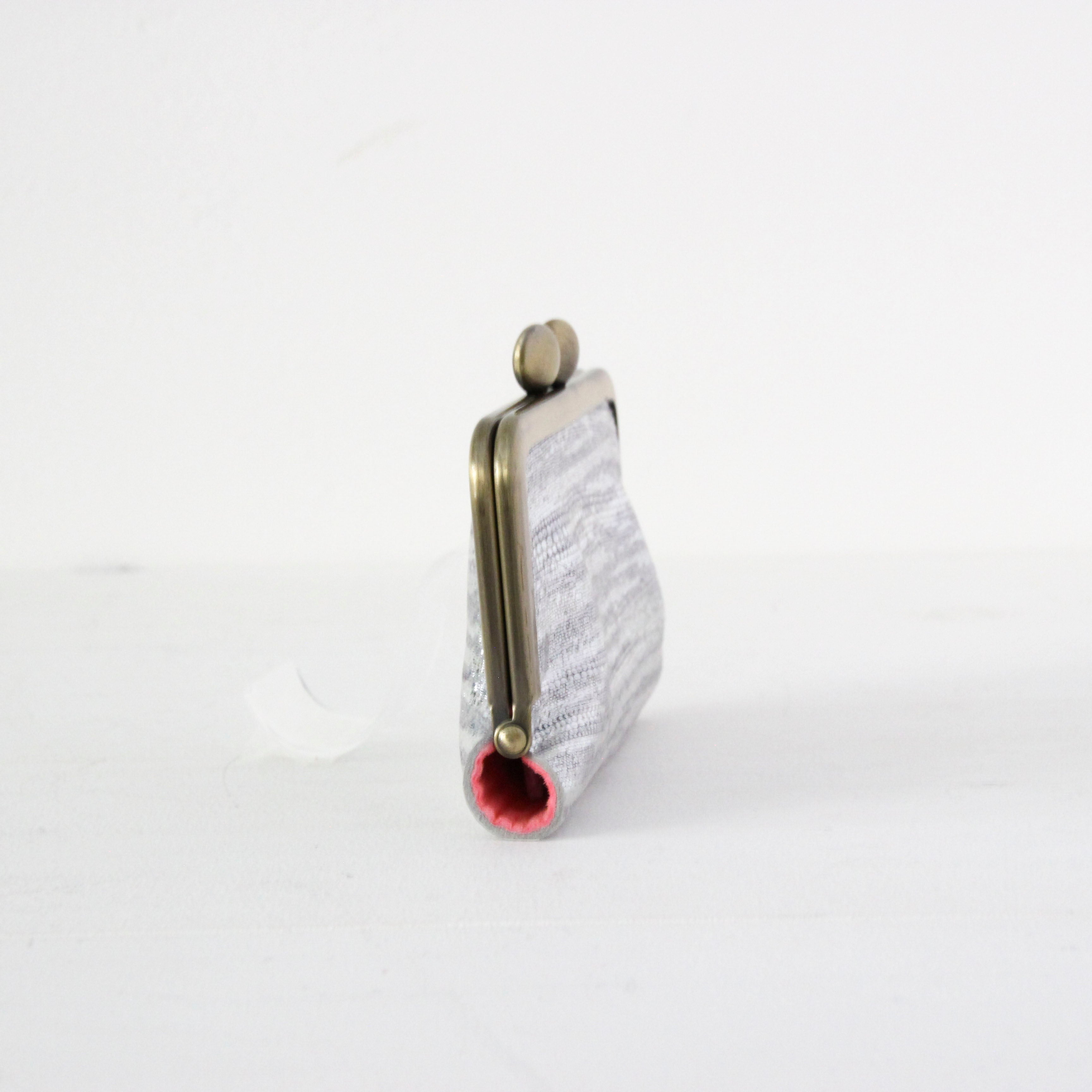 シルバーボーダーレザー / カードケース