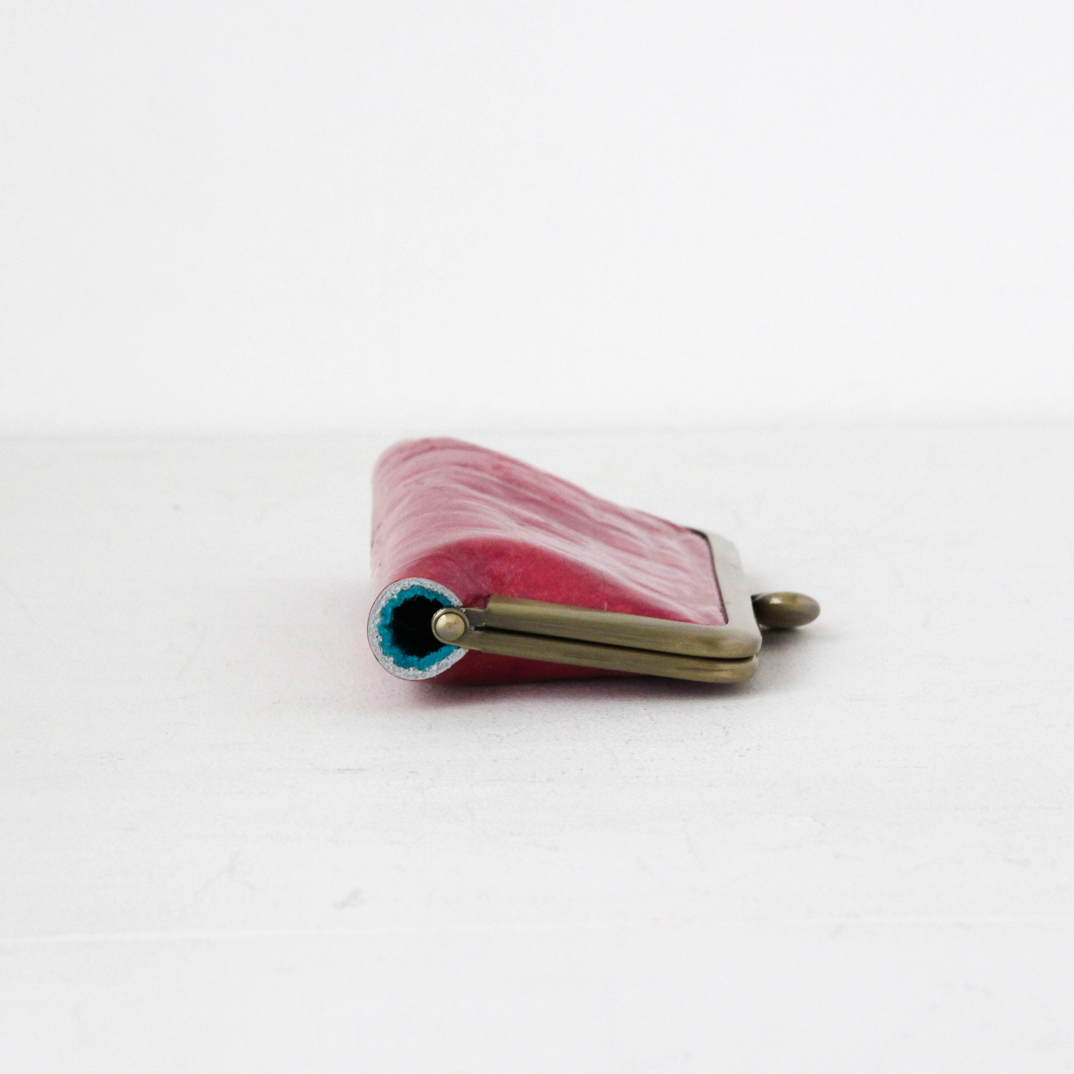 ピンクエナメル / カードケース