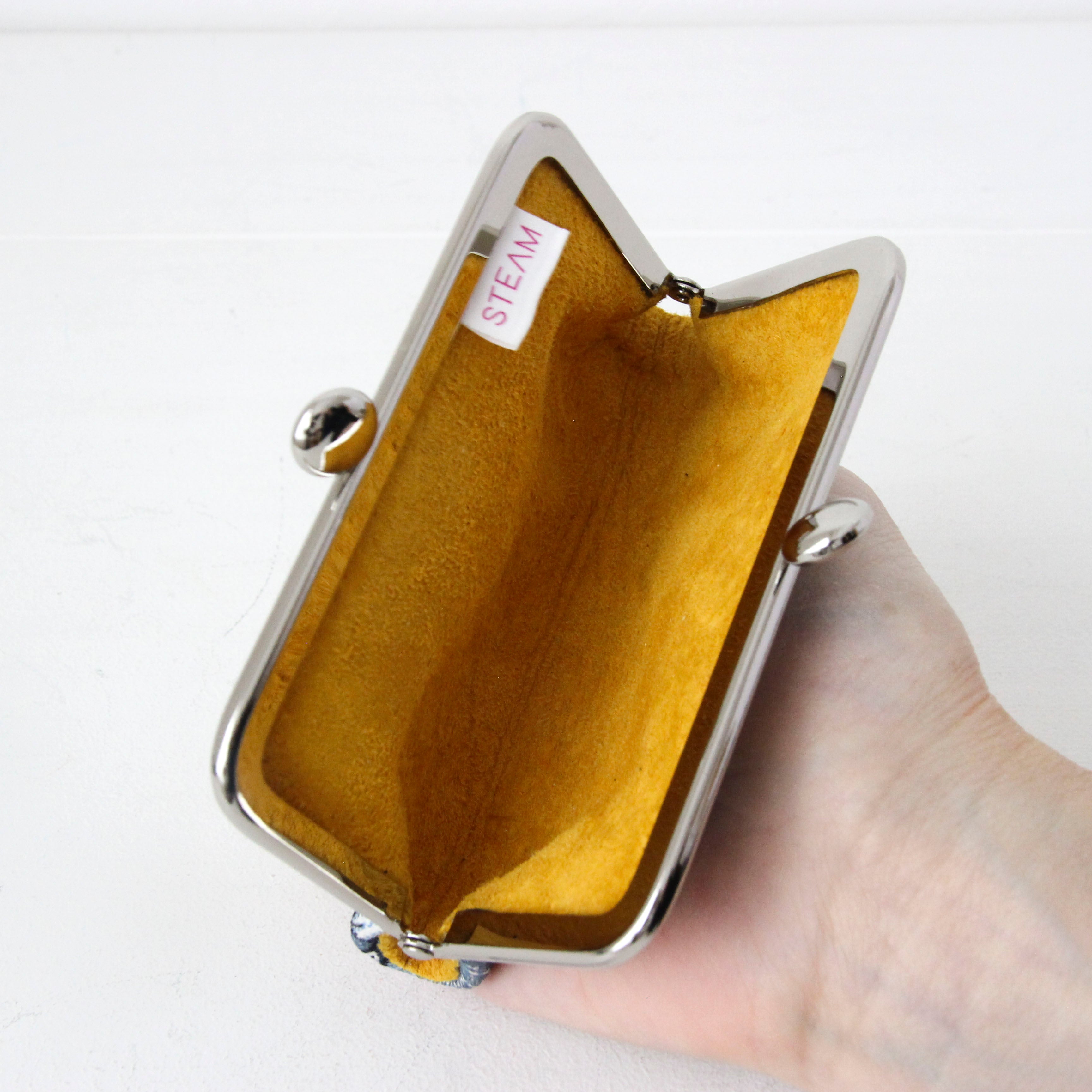 ブルーボタニカルストライプ / カードケース