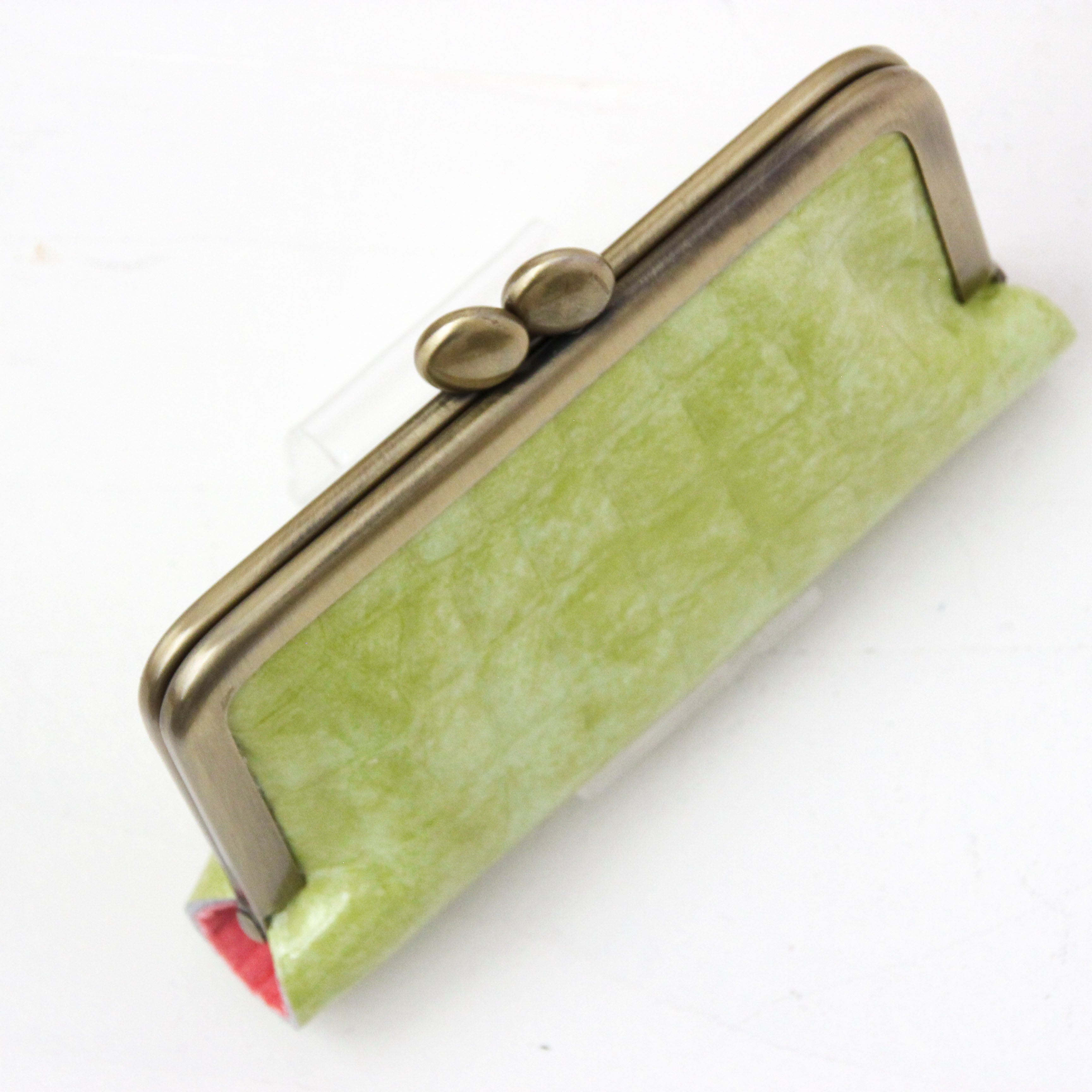 ライトグリーンエナメル / カードケース