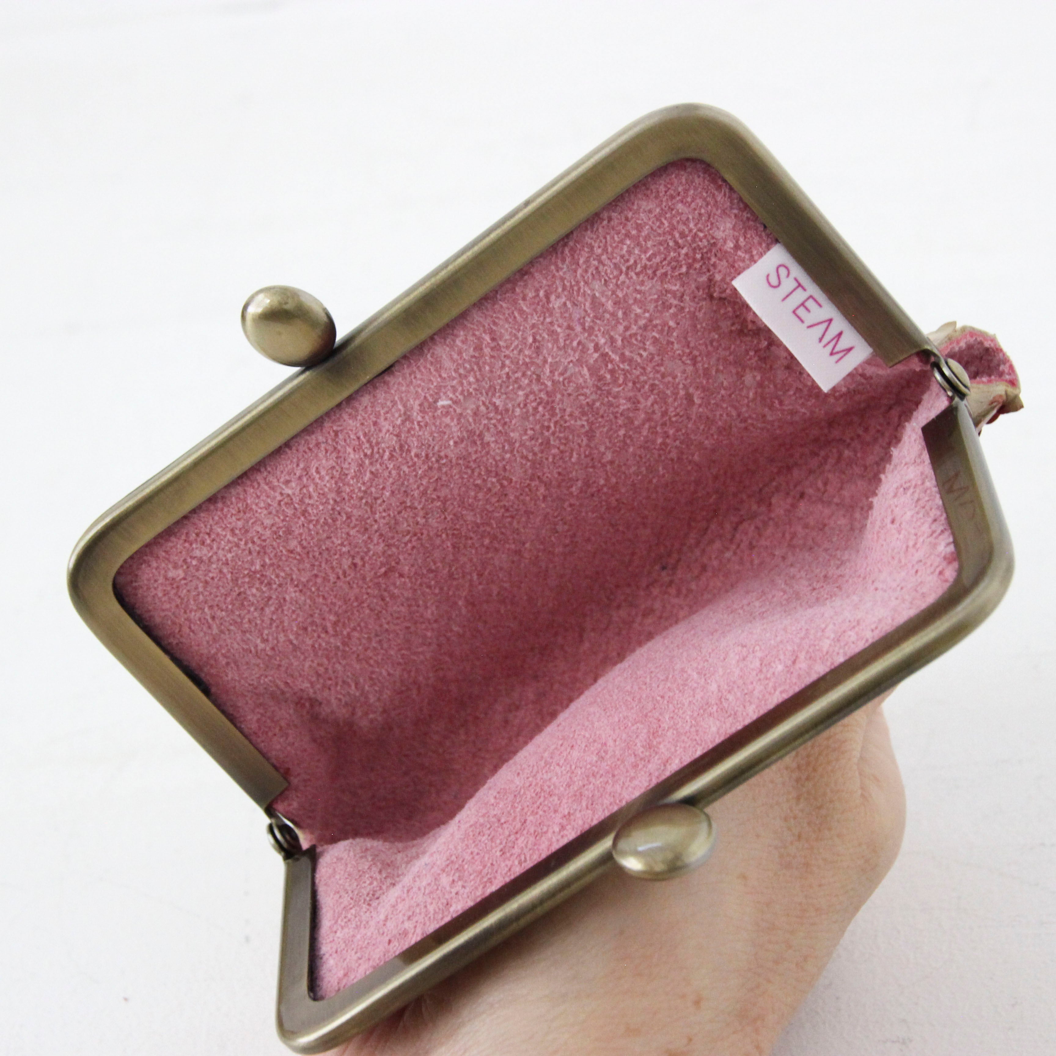 起毛ブルーシルバー/ピンク / カードケース