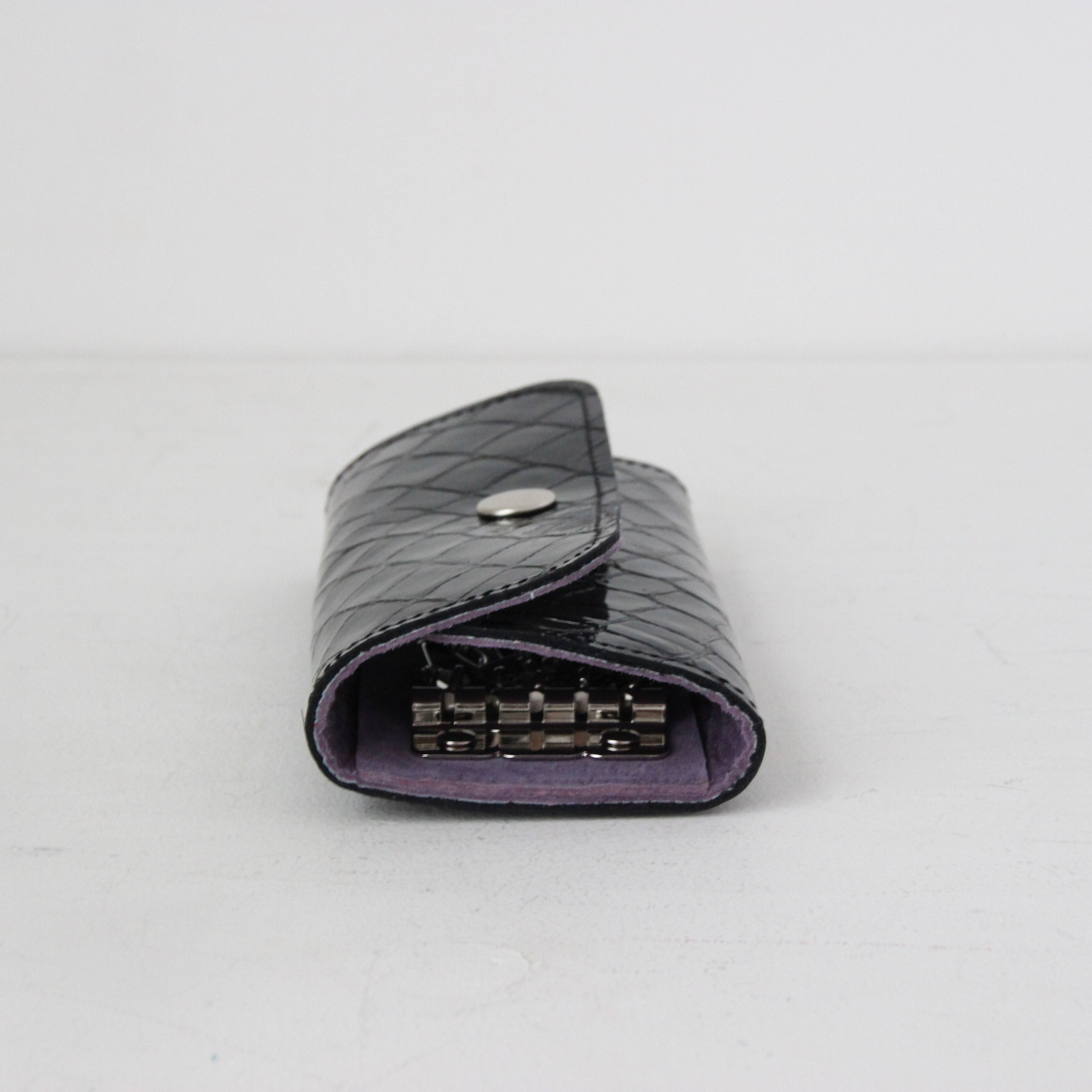 ブラックエナメル / キーケース