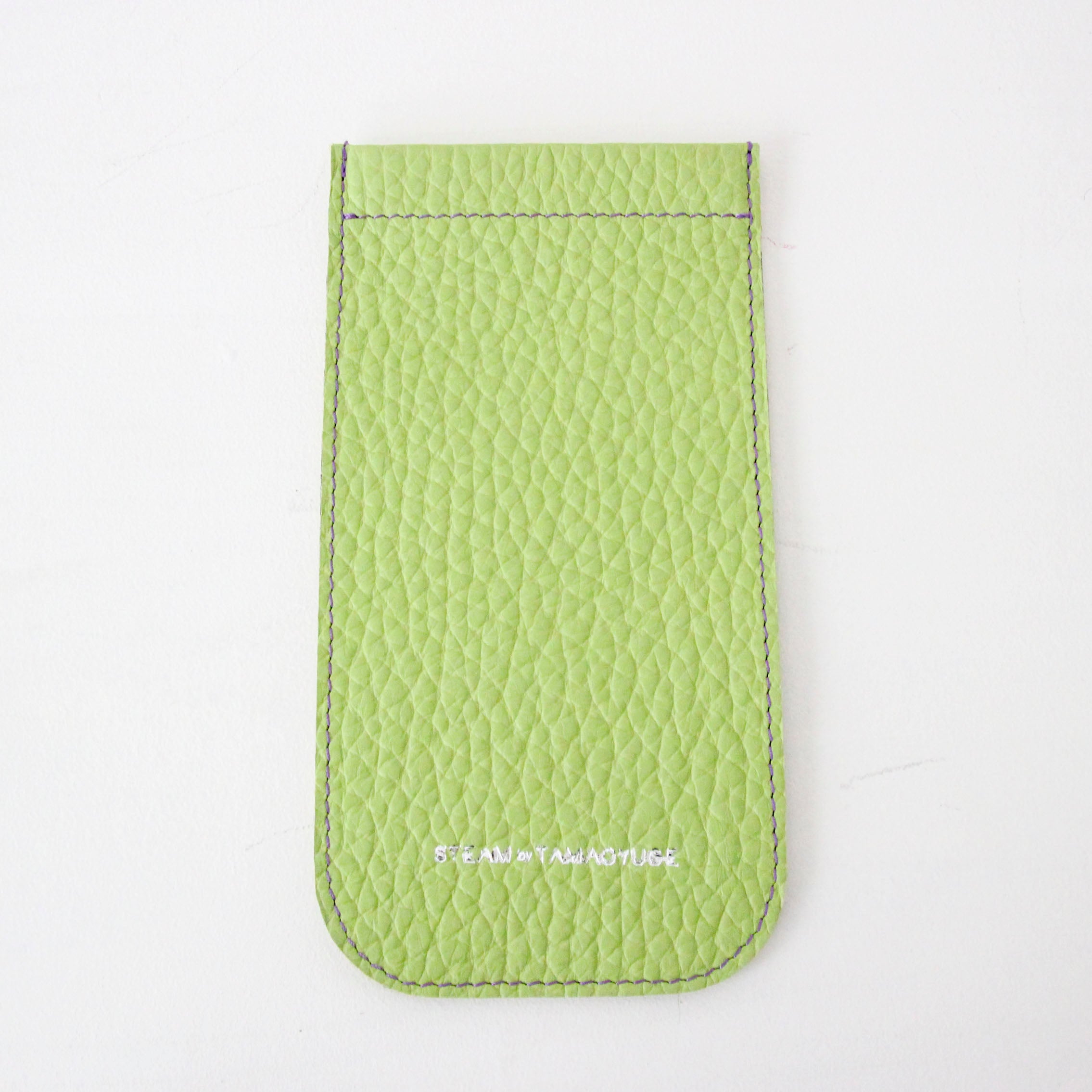 グリーンアップルレザー / めがねケース