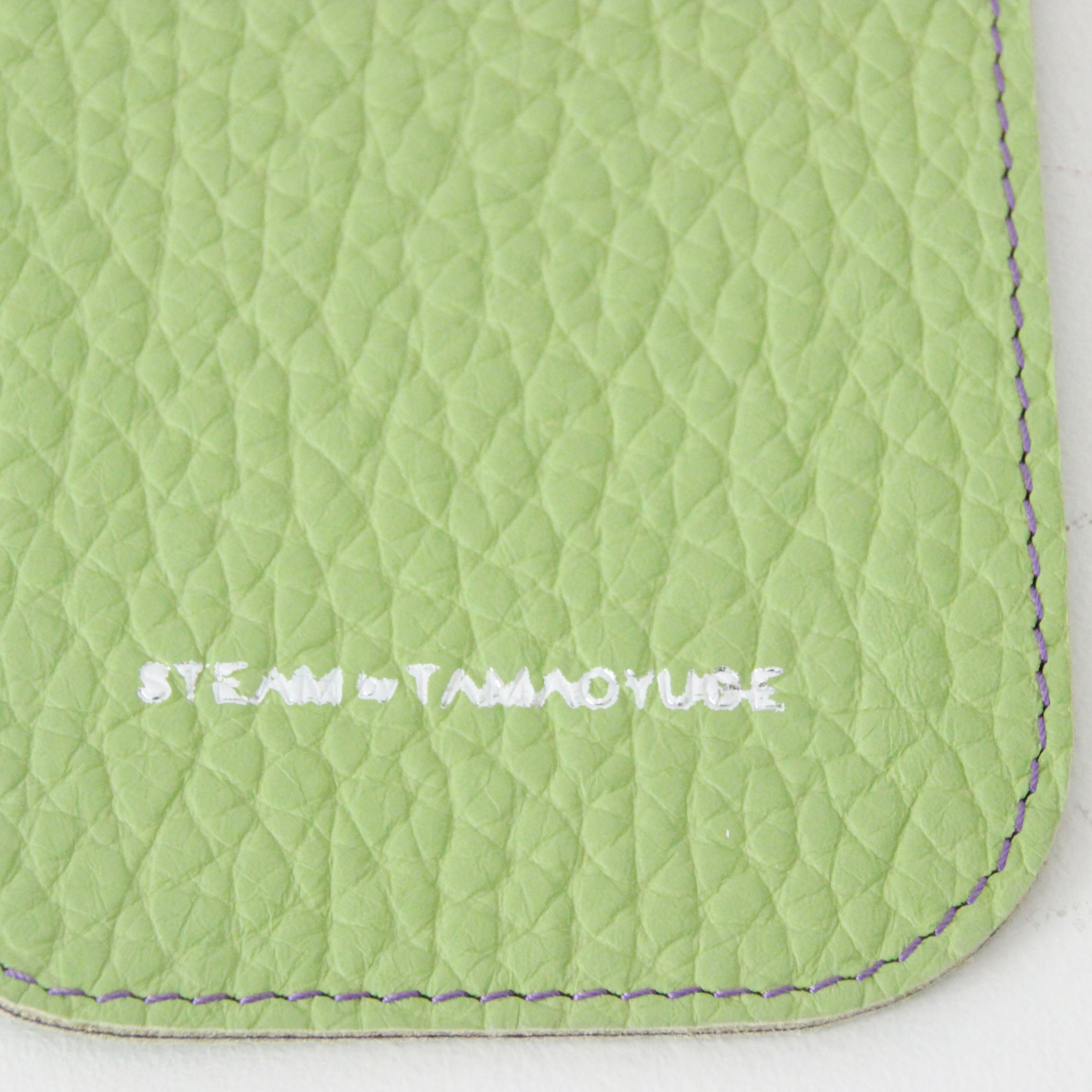 グリーンアップルレザー / めがねケース