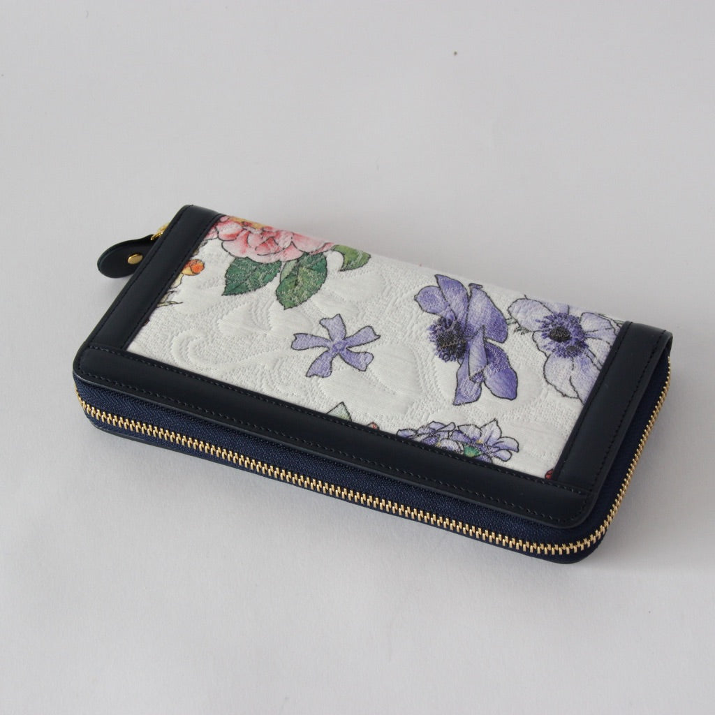 グッチフラワー / お財布ネイビー