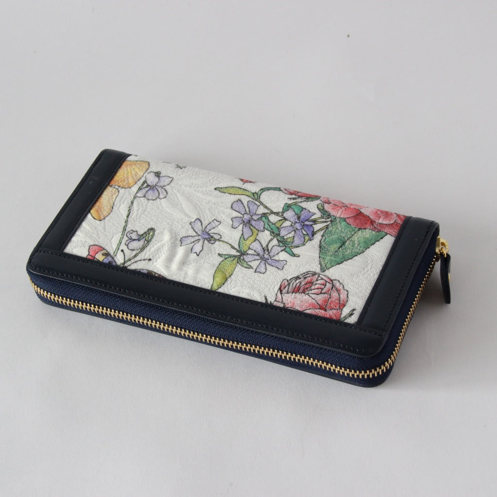 グッチフラワー / お財布ネイビー