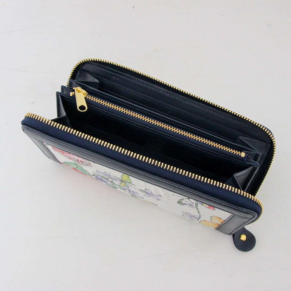 グッチフラワー / お財布ネイビー