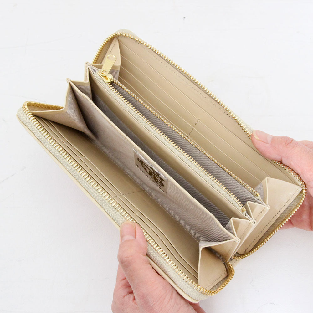 リバティスパンコールブルー / お財布ネイビー