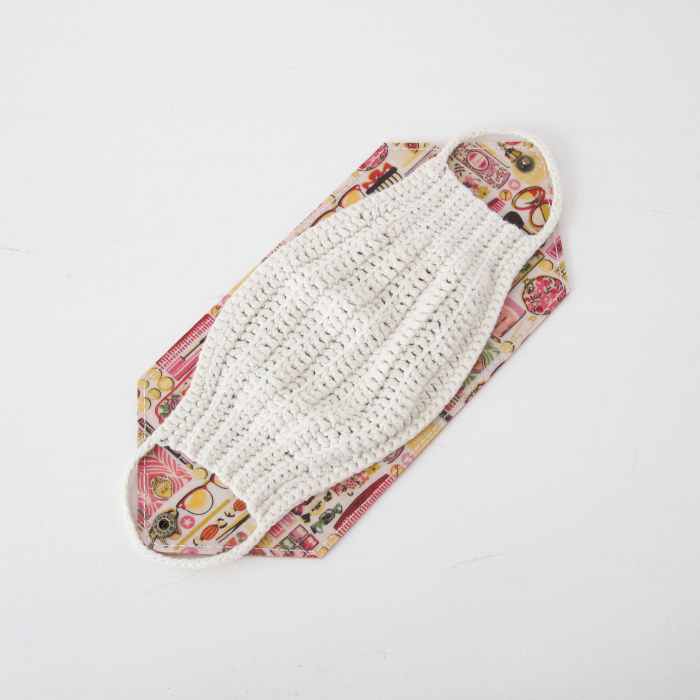 ブラッドオレンジレザー / マスクケース